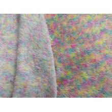 100% Polyester Malange Sherpa Fleece Knitting Fabric